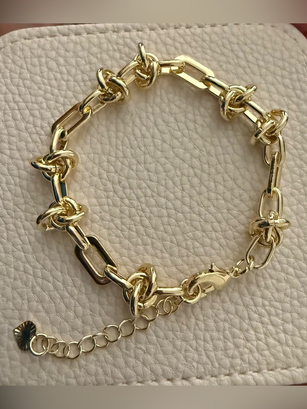 18K Gold Filled Knot Link Bracelet *NEW